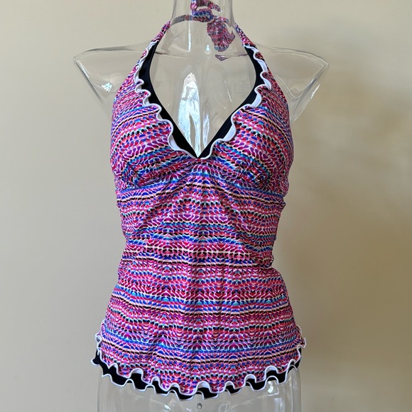 New Profile by Gottex halter Tankini top with soft cups for support - Picture 1 of 6